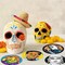 8 PCS Halloween Diamond Art Coasters - DIY Horror Diamond Painting Coasters Kits with Holder, Small Diamond Dot Coasters for Adults Beginners Art Craft Supplies